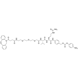 DBCO-PEG3-CH2COOH-
Val-Cit-PAB-PNP
