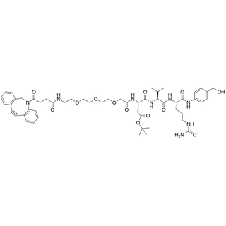 DBCO-PEG3-CH2COOH-Asp(OBu-t)-Val-Cit-PAB-OH