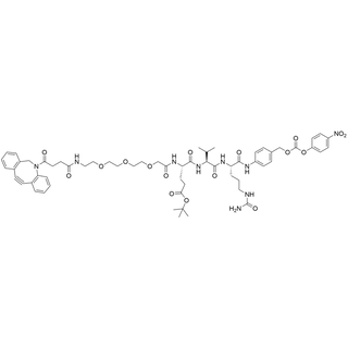 DBCO-PEG3-CH2COOH-Glu(OBu-t)-Val-Cit-PAB-PNP