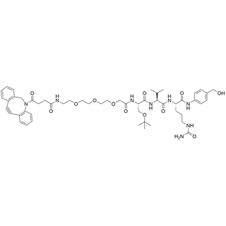 DBCO-PEG3-CH2COOH-Ser(tBu)-Val-Cit-PAB