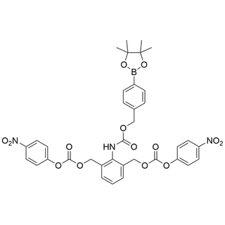 4-(4,4,5,5-tetramethyl-1,3,2-dioxaborolan-2-yl)benzyl (2,6-bis((((4-nitrophenoxy)carbonyl)oxy)methyl)phenyl)carbamate