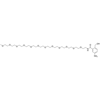 5-amino-N-(2,5,8,11,14,17,20,23,26,29,32,35-dodecaoxaheptatriacontan-37-yl)-2-(hydroxymethyl)benzamide