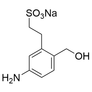 sodium 2-(5-amino-2-(hydroxymethyl)phenyl)ethane-1-sulfonate