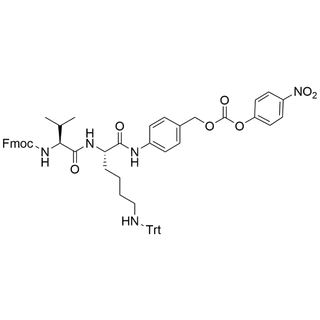 Fmoc-Val-Lys(Trt)-PAB-PNP