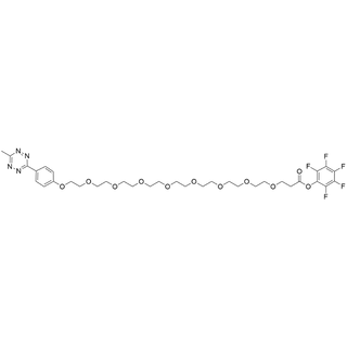 Methyltetrazine-O-PEG9-PFP ester