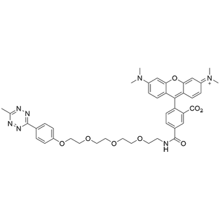 Methyltetrazine-O-PEG4-(5-TAMRA)