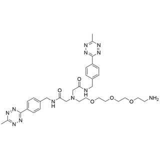 N-Bis(methyltetrazine-NHCO-CH2)-N-PEG3-Amine