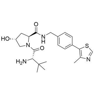 (2S,4R)-1-((S)-2-Amino-3,3-dimethylbutanoyl)-4-hydroxy-n-(4-(4-methylthiazol-5-yl)benzyl)pyrrolidine-2-carboxamide