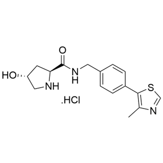 (2S,4R)-4-hydroxy-N-(4-(4-methylthiazol-5-yl)benzyl)pyrrolidine-2-carboxamide hydrchoride