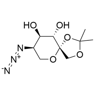 5-Azido-5-deoxy-1,2-O-(1-methylethylidene)-α-D-fructopyranose