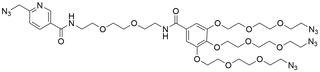 6-(azidomethyl)-N-(2-(2-(2-(3,4,5-tris(2-(2-(2-azidoethoxy)ethoxy)ethoxy)benzamido)ethoxy)ethoxy)ethyl)nicotinamide