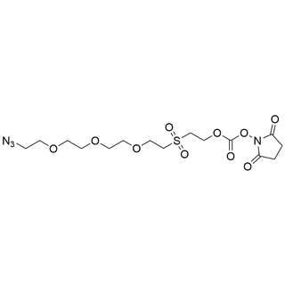 2-((2-(2-(2-(2-azidoethoxy)ethoxy)ethoxy)ethyl)sulfonyl)ethyl (2,5-dioxopyrrolidin-1-yl) carbonate