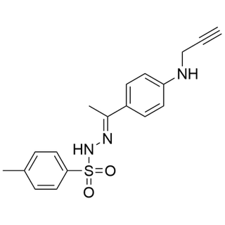 (E)-4-methyl-N'-(1-(4-(prop-2-yn-1-ylamino)phenyl)ethylidene)benzenesulfonohydrazide
