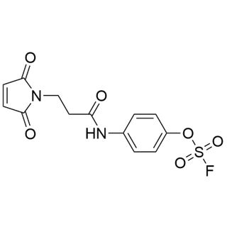 4-(3-(2,5-dioxo-2,5-dihydro-1H-pyrrol-1-yl)propanamido)phenyl sulfurofluoridate
