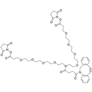 DBCO-N-bis(PEG4-NHS ester)