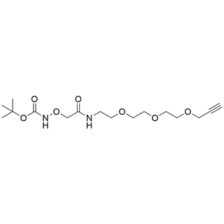 tert-butyl ((2-oxo-6,9,12-trioxa-3-azapentadec-14-yn-1-yl)oxy)carbamate
