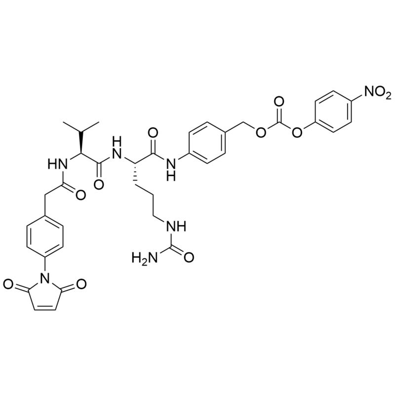 [2-(4-maleimidophenyl)]acetyl-Val-Cit-PAB-PNP