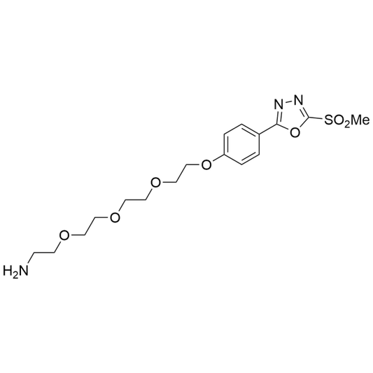 4-(5-(methylsulfonyl)-1,3,4-oxadiazol-2-yl)phenoxy-PEG4-amine