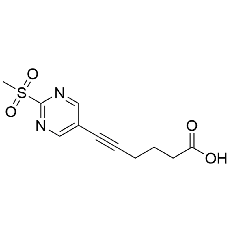 6-(2-(methylsulfonyl)pyrimidin-5-yl)hex-5-ynoic acid