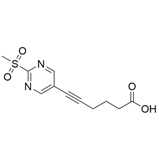 6-(2-(methylsulfonyl)pyrimidin-5-yl)hex-5-ynoic acid