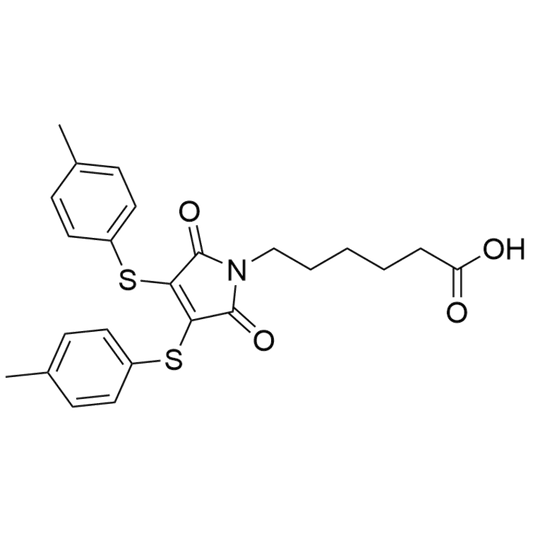 6-(2,5-dioxo-3,4-bis(p-tolylthio)-2,5-dihydro-1H-pyrrol-1-yl)hexanoic acid