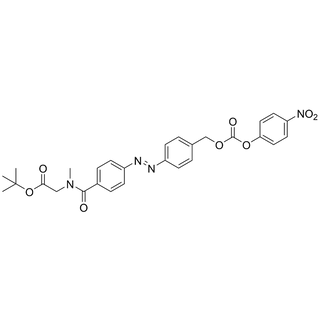 t-Bu-Sar-amido-Diazenyl-CH2O-PNP carbonate