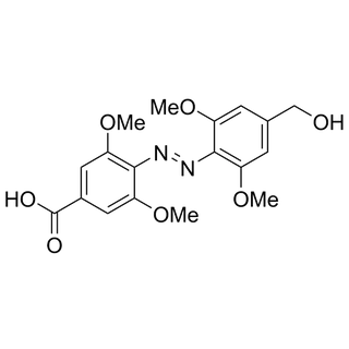 (E)-4-((4-(hydroxymethyl)-2,6-dimethoxyphenyl)diazenyl)-3,5-dimethoxybenzoic acid