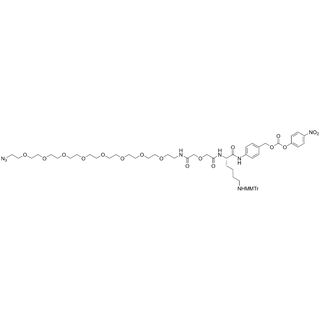(N3-PEG8-oxydiacetamide)-Lys(MMT)-PAB-PNP