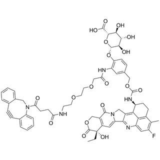 DBCO-PEG2-C2-Glucuronide-MABC-Exatecan