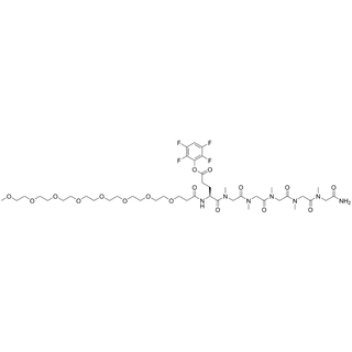 (m-PEG8)-Glu(TFP)-(pSar5-NH2)
