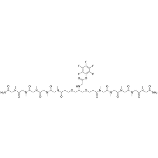 2-(Gly-PFP)-1,3-bis(carboxyethoxy-pSar5-NH2)propane