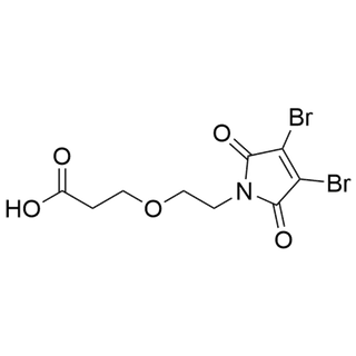 3-(2-(3,4-dibromo-2,5-dioxo-2,5-dihydro-1H-pyrrol-1-yl)ethoxy)propanoic acid