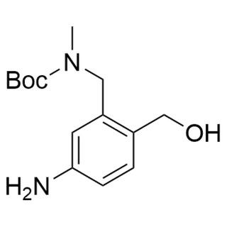 tert-butyl (5-amino-2-(hydroxymethyl)benzyl)(methyl)carbamate