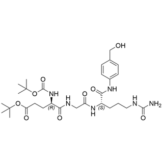 N-Boc-D-Glu(OtBu)-Gly-Cit-PAB-OH