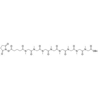 Mono-NHS-pentanoyl-pSar8-OBn