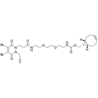 BCN-PEG2-Propargyl-Br2PD