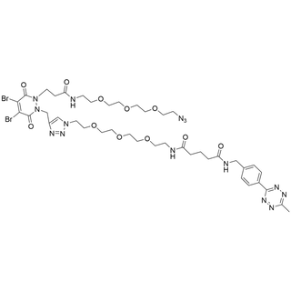 MTz-PEG3-Triazole-Br2PD-PEG3-Azide