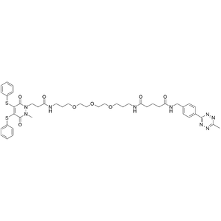 (PhS)2PD-NH2-C1-PEG3-Glutarate-MTz