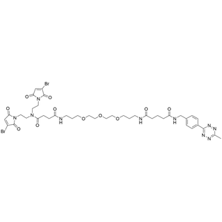 Bis(2-MBM-ethyl)amino)-Succinamic-PEG2-BCN