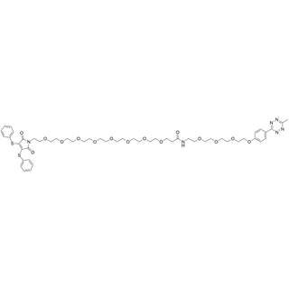 N-(MTz-PEG4)-amido-PEG8-3,4-dithiophenolmaleimide