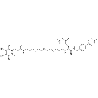 Br2PD-NH2-C1-PEG3-Glu(OtBu)-MTz