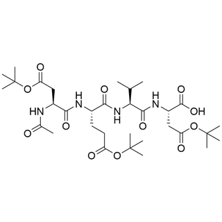 Ac-Asp(OBu-t)-Glu(OBu-t)-Val-Asp(OBu-t)-OH