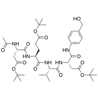 Ac-Asp(OBu-t)-Glu(OBu-t)-Val-Asp(OBu-t)-PAB