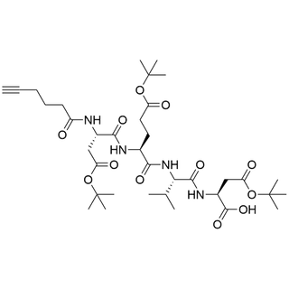 5-Hexynoic-Asp(OBu-t)-Glu(OBu-t)-Val-Asp(OBu-t)-OH