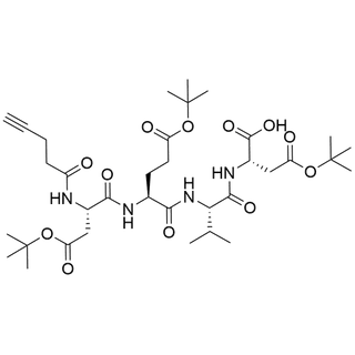 Pent-4-ynoic-Asp(OBu-t)-Glu(OBu-t)-Val-Asp(OBu-t)-OH