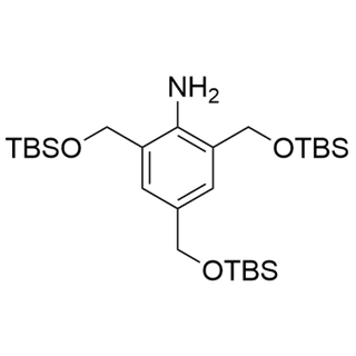 2,4,6-tris(((tert-butyldimethylsilyl)oxy)methyl)aniline