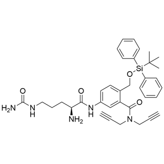 Cit-PAB(4-TBDPS-3-bis-propargyl-amide)