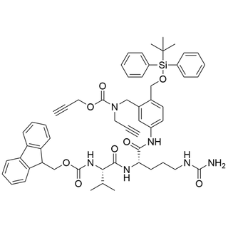 Boc-Val-Cit-PAB(4-TBDPS-3-N-Propargyl-Propargylcarbamate)