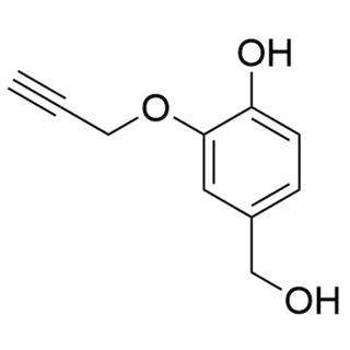 4-(hydroxymethyl)-2-(prop-2-yn-1-yloxy)phenol