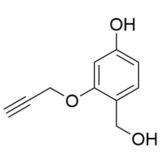 4-(hydroxymethyl)-3-(prop-2-yn-1-yloxy)phenol